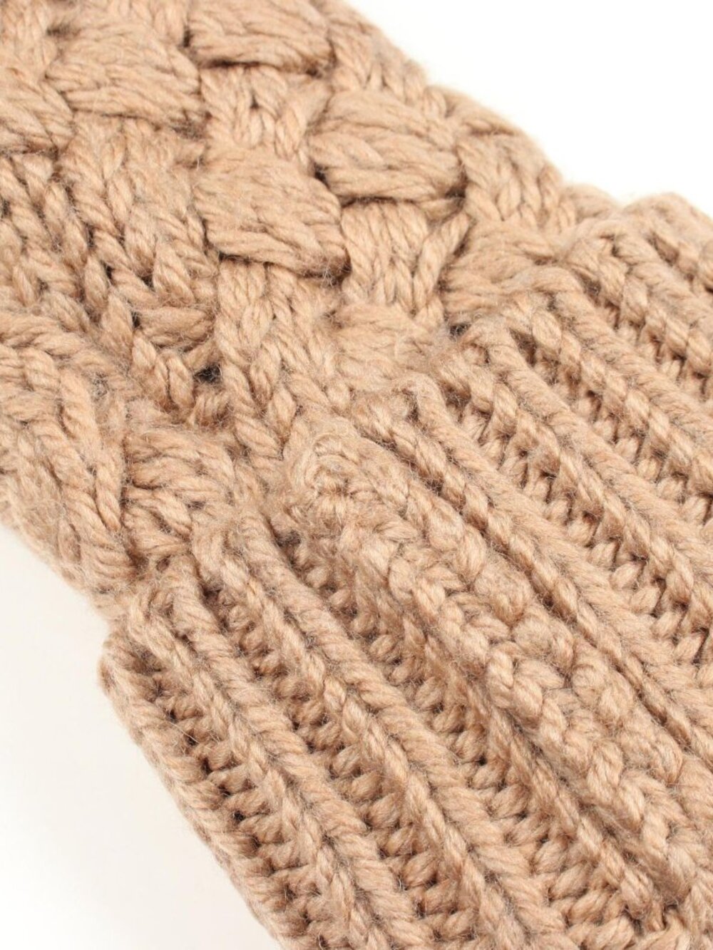 Chanel Knit Cable Beige Wool Sweater - Picture 7 of 9